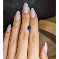 1.48 Ct. Blue Sapphire from Ceylon (Sri Lanka) Life Style