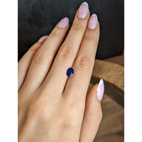 1.60 Ct. Blue Sapphire from Ceylon (Sri Lanka) Life Style