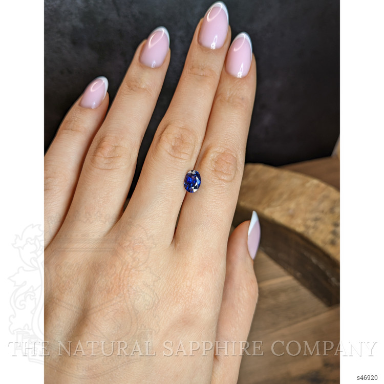 1.68 Ct. Blue Sapphire from Ceylon (Sri Lanka)