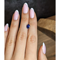 1.68 Ct. Blue Sapphire from Ceylon (Sri Lanka) Life Style