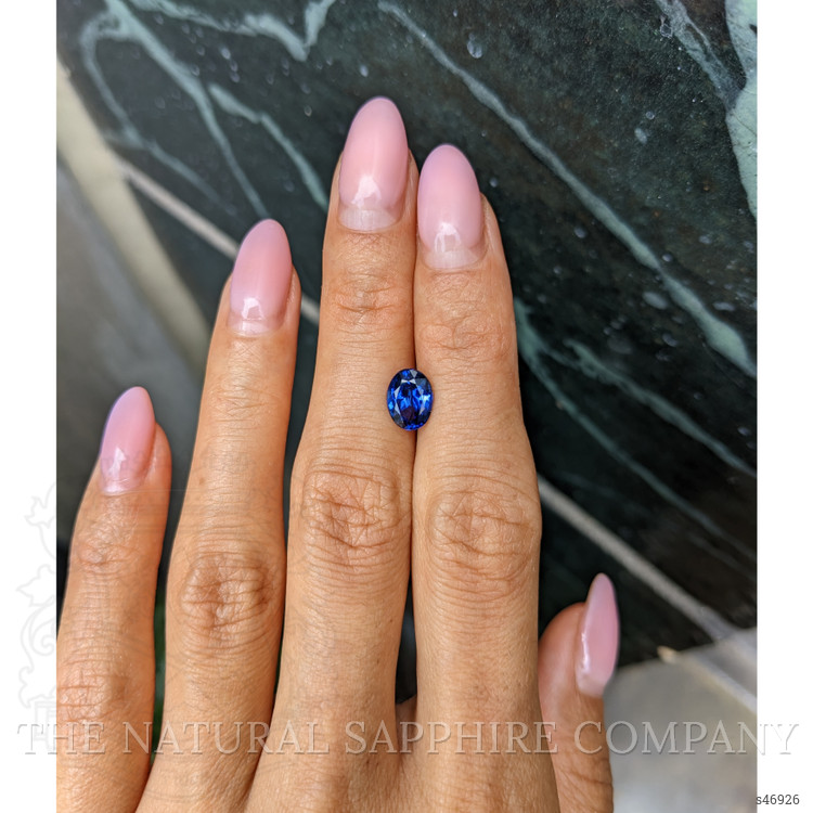 1.72 Ct. Blue Sapphire from Ceylon (Sri Lanka)