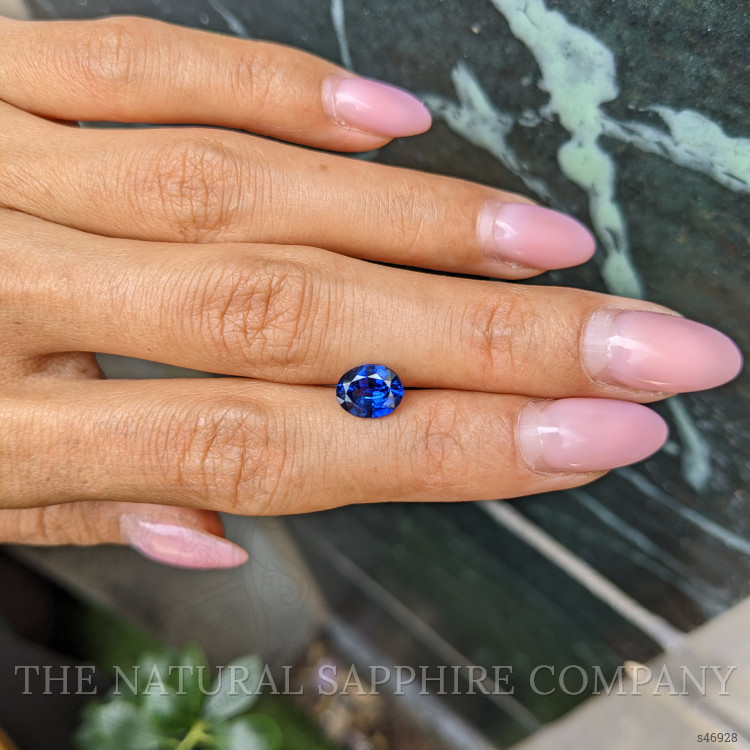 1.74 Ct. Blue Sapphire from Ceylon (Sri Lanka)