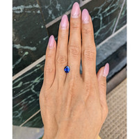 1.74 Ct. Blue Sapphire from Ceylon (Sri Lanka) Life Style