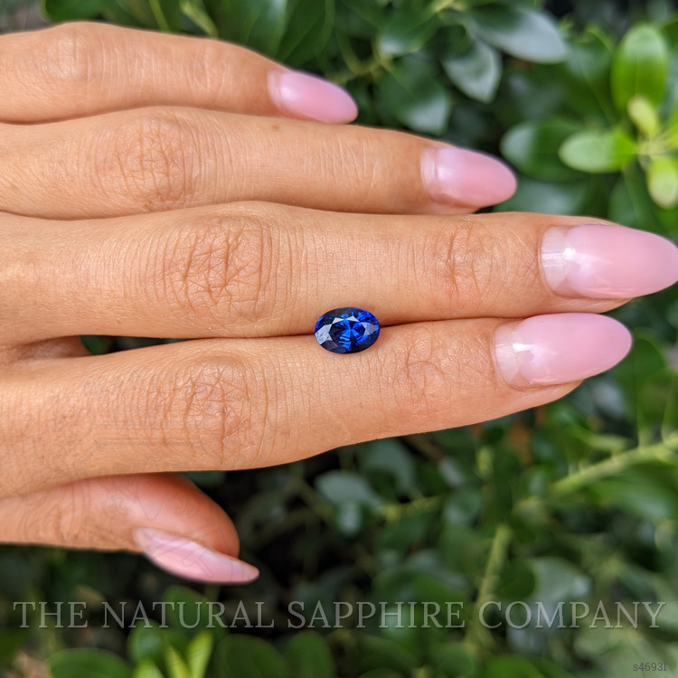 1.88 Ct. Blue Sapphire from Ceylon (Sri Lanka)