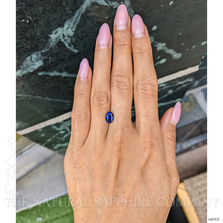 1.88 Ct. Blue Sapphire from Ceylon (Sri Lanka)