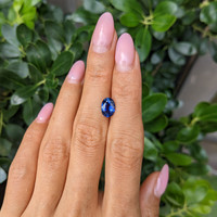 1.90 Ct. Blue Sapphire from Ceylon (Sri Lanka) Life Style