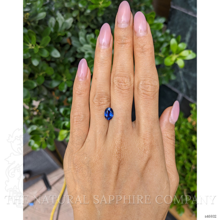 1.90 Ct. Blue Sapphire from Ceylon (Sri Lanka)
