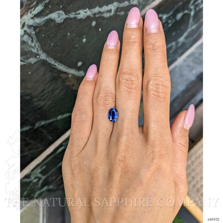1.90 Ct. Blue Sapphire from Ceylon (Sri Lanka)