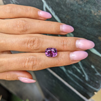 6.40 Ct. Pinkish Purple Sapphire from Madagascar Life Style