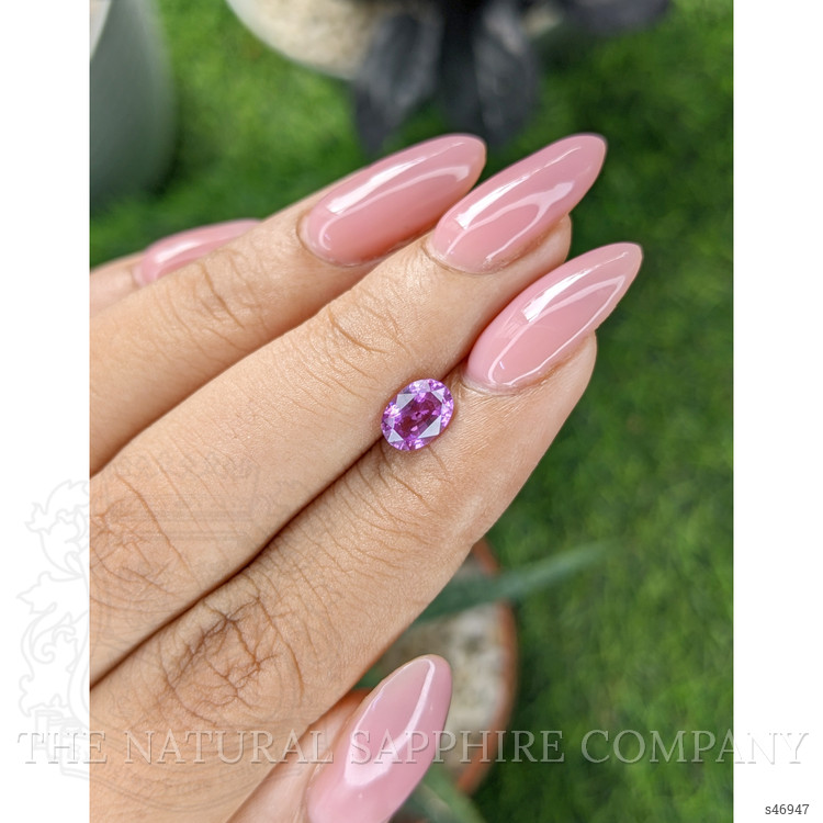 1.06 Ct. Pinkish Purple Sapphire from Madagascar