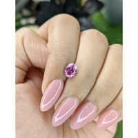 1.06 Ct. Pinkish Purple Sapphire from Madagascar Life Style