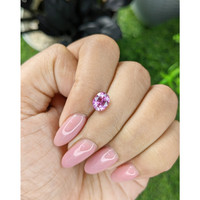 1.55 Ct. Purplish Pink Sapphire from Madagascar Life Style