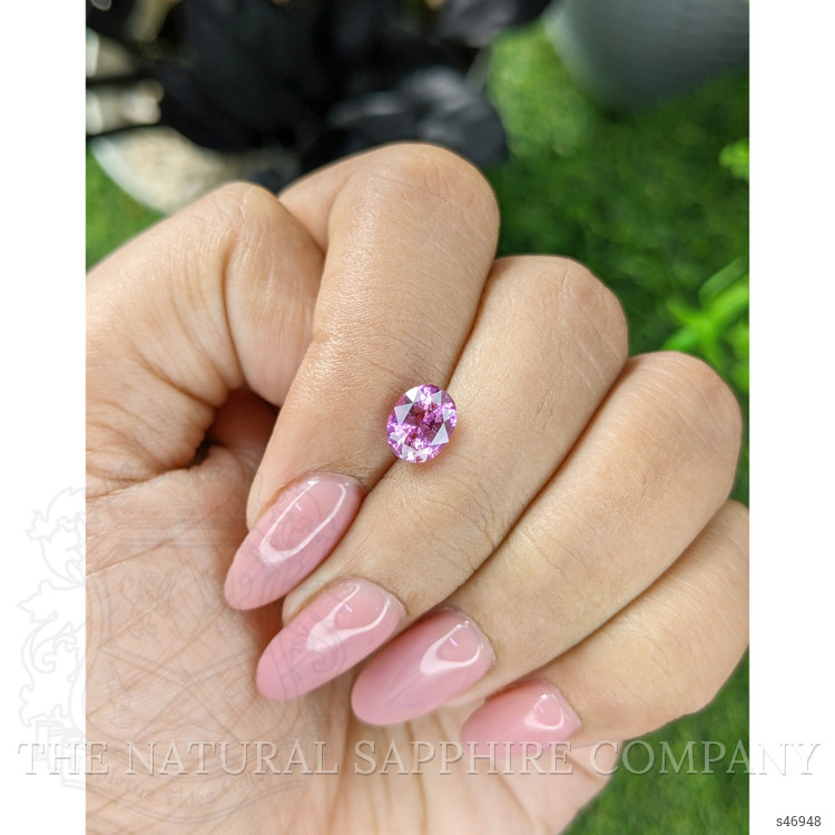 1.55 Ct. Purplish Pink Sapphire from Madagascar