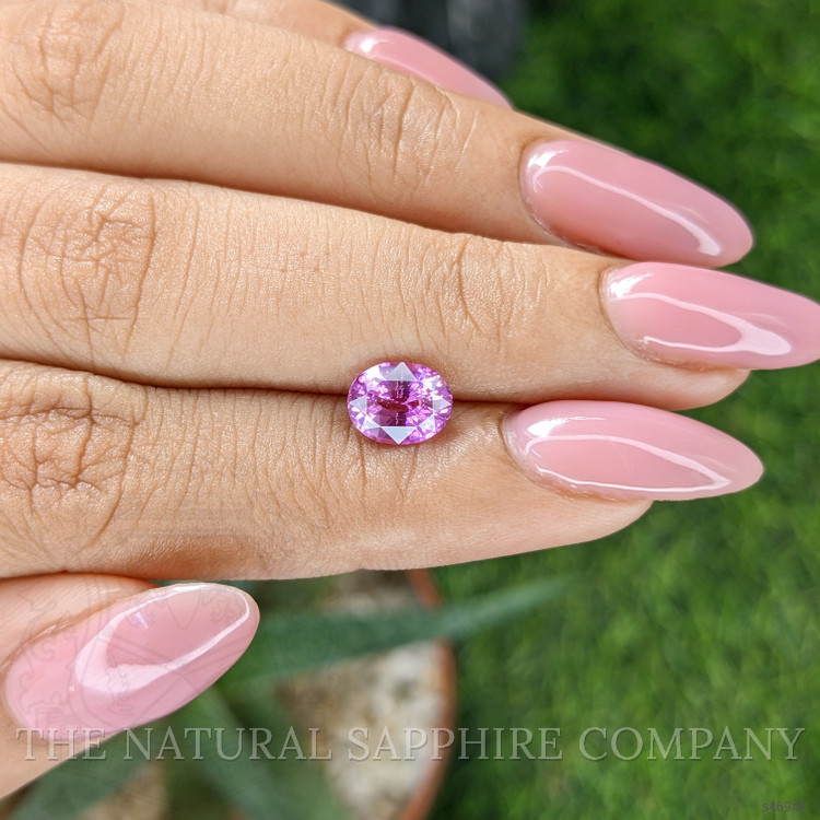 1.55 Ct. Purplish Pink Sapphire from Madagascar