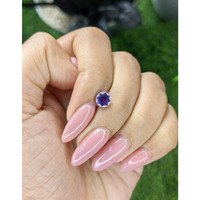 1.07 Ct. Bluish Purple Sapphire from Tanzania Life Style