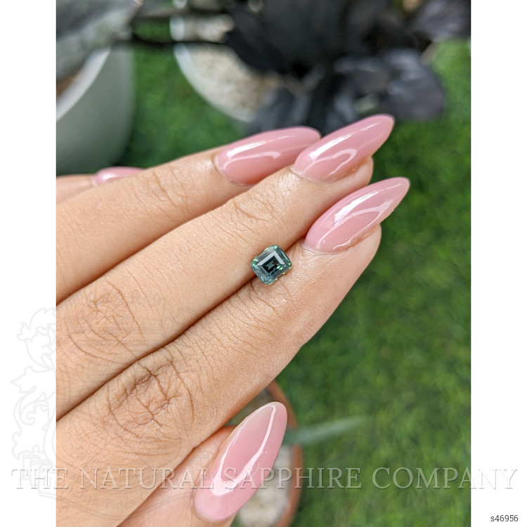 1.03 Ct. Bluish Green Sapphire from Tanzania