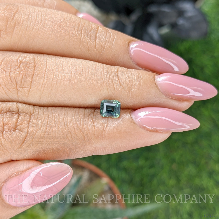 1.03 Ct. Bluish Green Sapphire from Tanzania
