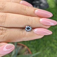 1.12 Ct. Greenish Blue Sapphire from Tanzania Life Style