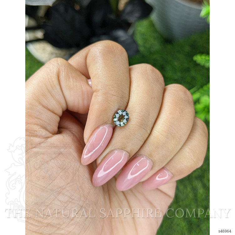 1.01 Ct. Brownish Green Sapphire from Tanzania