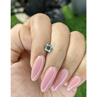 0.80 Ct. Bluish Green Sapphire from Tanzania Life Style