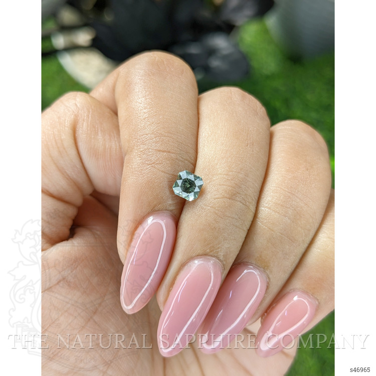 0.80 Ct. Bluish Green Sapphire from Tanzania