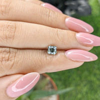 0.80 Ct. Bluish Green Sapphire from Tanzania Life Style