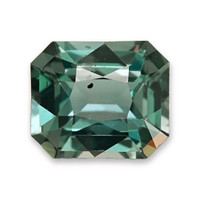 0.74 Ct. Greenish Blue Sapphire from Tanzania Video