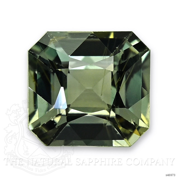 0.77 Ct. Yellowish Green Sapphire from Tanzania