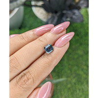 1.55 Ct. Greenish Blue Sapphire from Tanzania Life Style