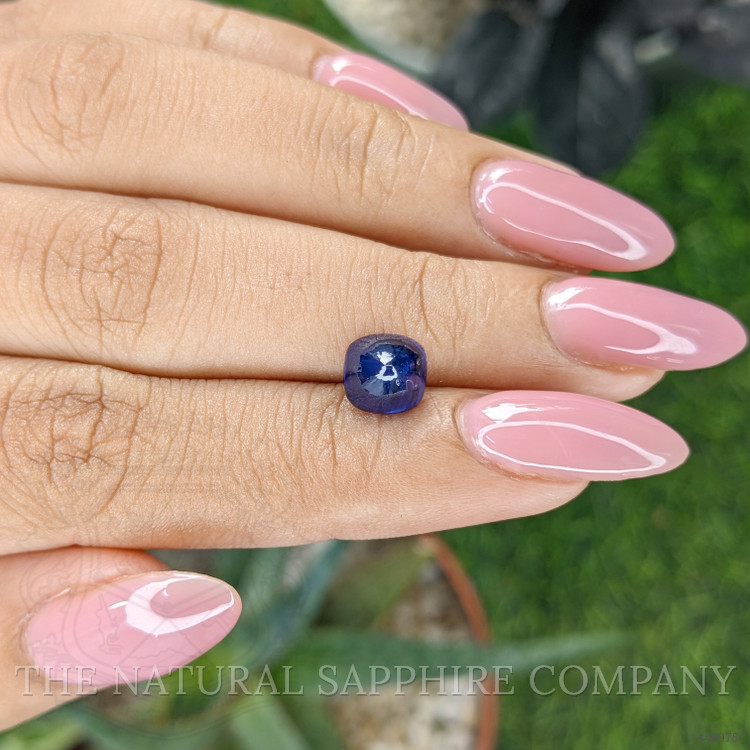 2.60 Ct. Blue Cabochon Sapphire from Ceylon (Sri Lanka)