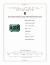1.66 Ct. Bluish Green Sapphire from Madagascar Scan Report