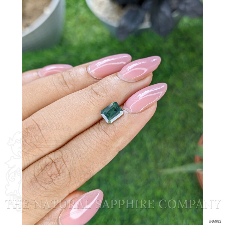 1.66 Ct. Bluish Green Sapphire from Madagascar
