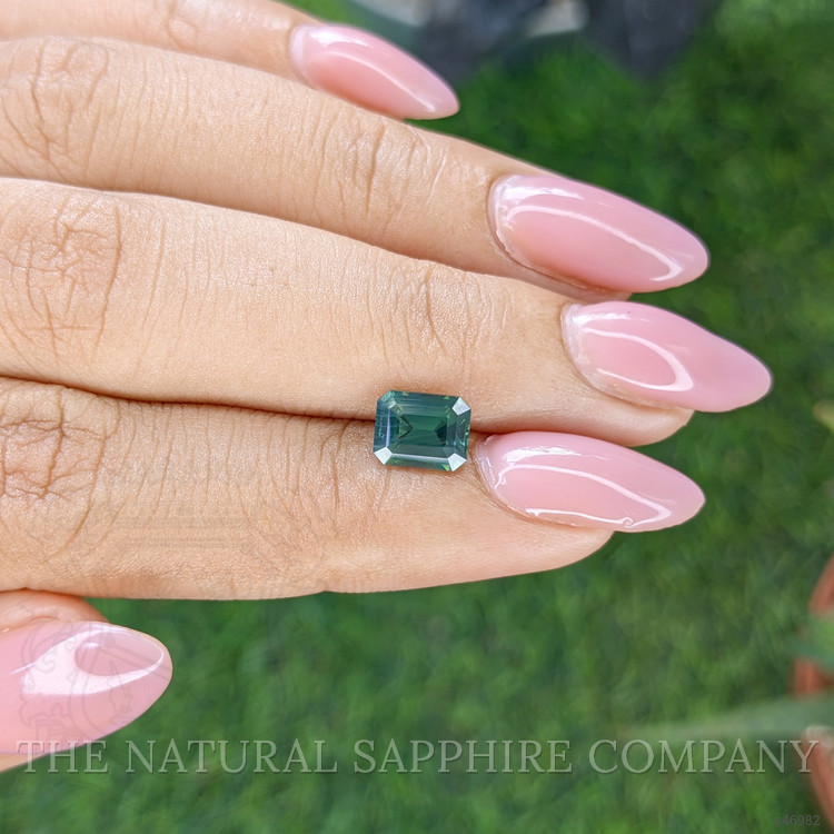 1.66 Ct. Bluish Green Sapphire from Madagascar