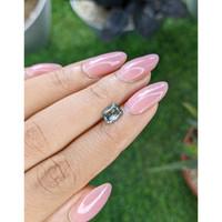 1.06 Ct. Green Sapphire from Madagascar Life Style