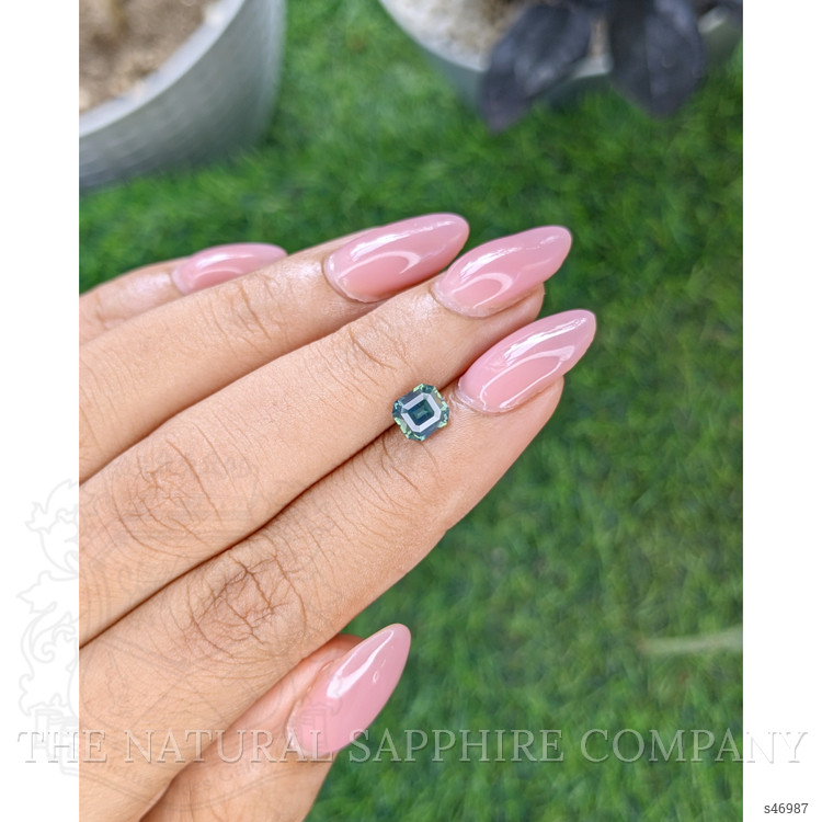 1.15 Ct. Bluish Green Sapphire from Madagascar