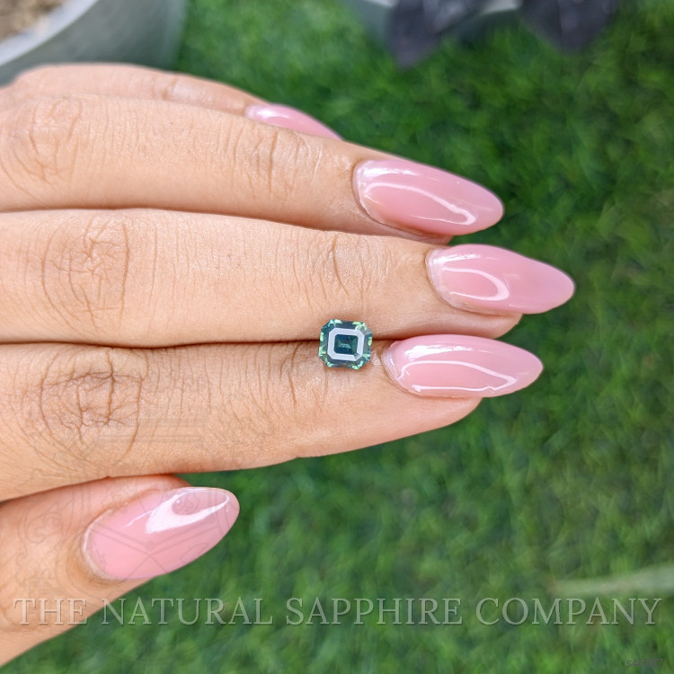 1.15 Ct. Bluish Green Sapphire from Madagascar