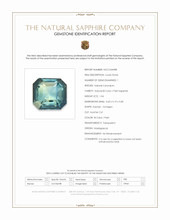 1.04 Ct. Bi Color / Parti Sapphire from Madagascar Scan Report