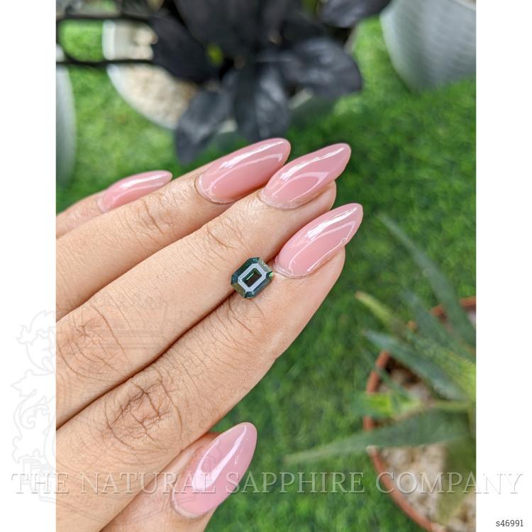1.24 Ct. Bluish Green Sapphire from Madagascar