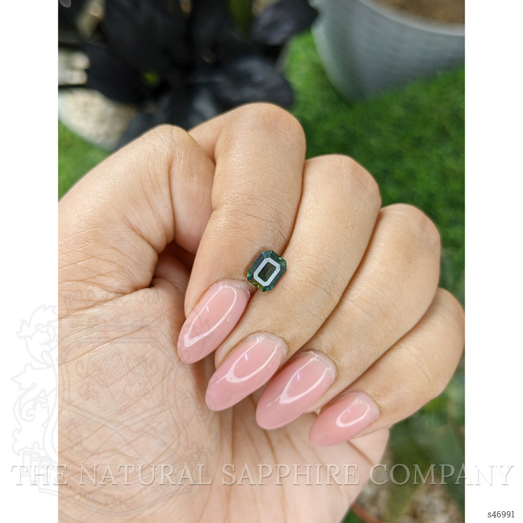 1.24 Ct. Bluish Green Sapphire from Madagascar
