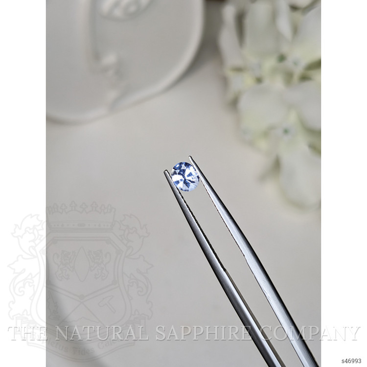 0.41 Ct. Blue Sapphire from Ceylon (Sri Lanka)