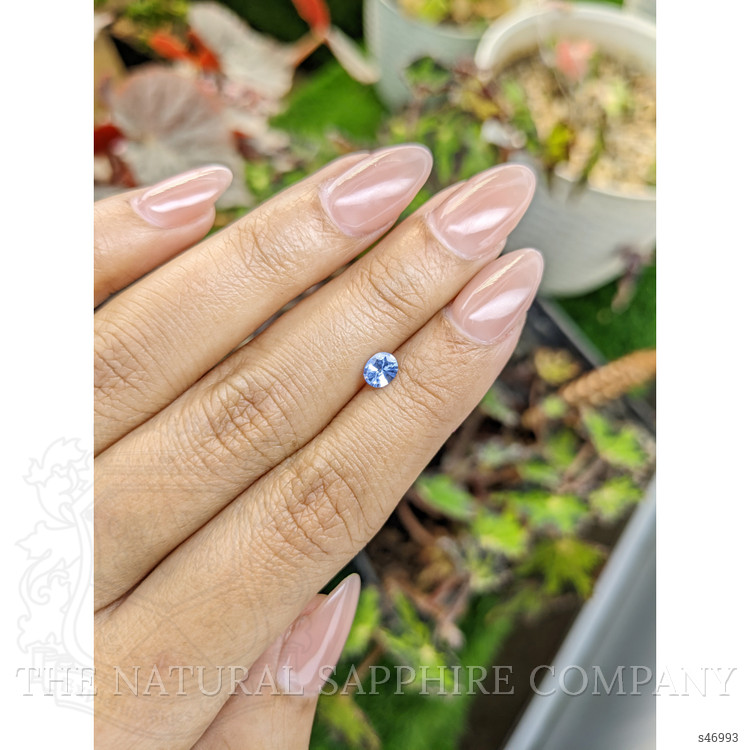 0.41 Ct. Blue Sapphire from Ceylon (Sri Lanka)