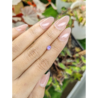 0.44 Ct. Pinkish Purple Sapphire from Ceylon (Sri Lanka) Life Style