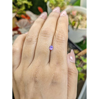 0.44 Ct. Pinkish Purple Sapphire from Ceylon (Sri Lanka) Life Style