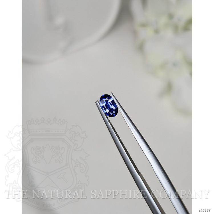 0.35 Ct. Blue Sapphire from Ceylon (Sri Lanka)