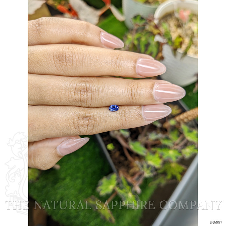 0.35 Ct. Blue Sapphire from Ceylon (Sri Lanka)