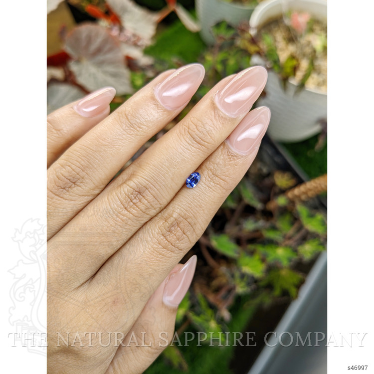 0.35 Ct. Blue Sapphire from Ceylon (Sri Lanka)