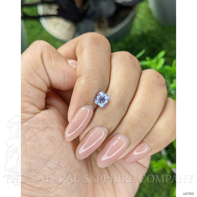 1.11 Ct. Bluish Purple Sapphire from Ceylon (Sri Lanka)
