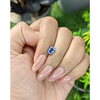 1.08 Ct. Blue Sapphire from Ceylon (Sri Lanka) Life Style