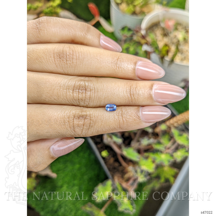 0.46 Ct. Blue Sapphire from Ceylon (Sri Lanka)