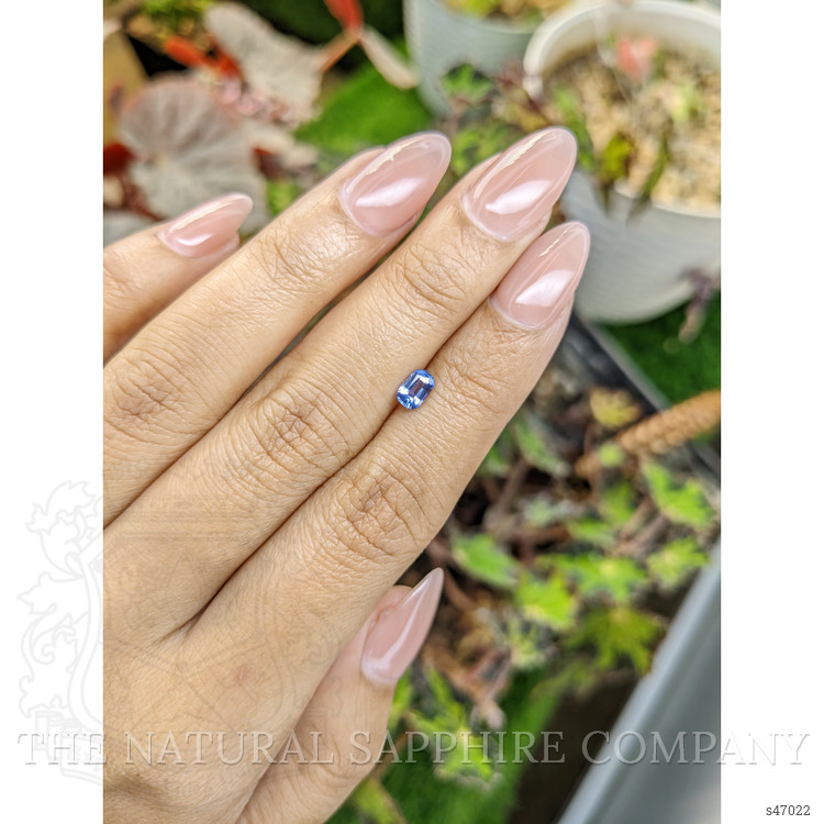 0.46 Ct. Blue Sapphire from Ceylon (Sri Lanka)
